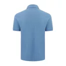 Tricou polo cu maneca scurta, iqoniq, 2610E17209, Unisex, Bumbac, Albastru Moon, L
