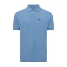 Tricou polo cu maneca scurta, iqoniq, 2610E17210, Unisex, Bumbac, Albastru Moon, M