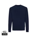 Bluza la baza gatului, Unisex, iqoniq, 2401E13481, Bumbac, Albastru navy, 4XL