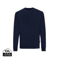   Bluza la baza gatului, Unisex, iqoniq, 2401E13481, Bumbac, Albastru navy, 4XL