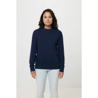   Bluza la baza gatului, Unisex, iqoniq, 2401E13481, Bumbac, Albastru navy, 4XL