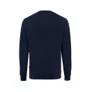 Bluza la baza gatului, Unisex, iqoniq, 2401E13481, Bumbac, Albastru navy, 4XL