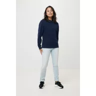   Bluza la baza gatului, Unisex, iqoniq, 2401E13481, Bumbac, Albastru navy, 4XL