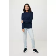   Bluza la baza gatului, 42FEB233368, Iqoniq Zion, Bumbac, Unisex, Albastru Navy, M