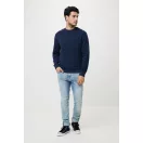 Bluza la baza gatului, 42FEB233368, Iqoniq Zion, Bumbac, Unisex, Albastru Navy, M