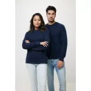 Bluza la baza gatului, 42FEB233369, Iqoniq Zion, Bumbac, Unisex, Albastru Navy, S