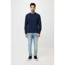 Bluza la baza gatului, 42FEB233371, Iqoniq Zion, Bumbac, Unisex, Albastru Navy, XS