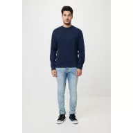   Bluza la baza gatului, 42FEB233372, Iqoniq Zion, Bumbac, Unisex, Albastru Navy, XXL