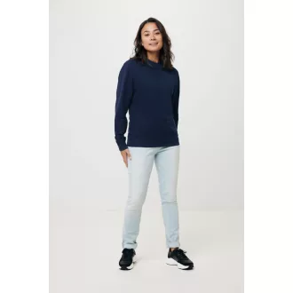   Bluza la baza gatului, 42FEB233373, Iqoniq Zion, Bumbac, Unisex, Albastru Navy, XXS