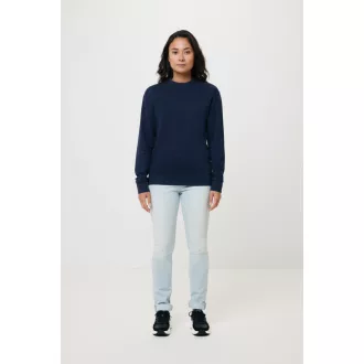   Bluza la baza gatului, 42FEB233373, Iqoniq Zion, Bumbac, Unisex, Albastru Navy, XXS