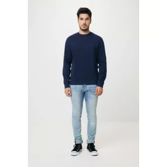   Bluza la baza gatului, 42FEB233373, Iqoniq Zion, Bumbac, Unisex, Albastru Navy, XXS