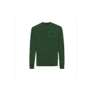 Bluza la baza gatului, 42FEB233353, Iqoniq Zion, Bumbac, Unisex, Verde, S
