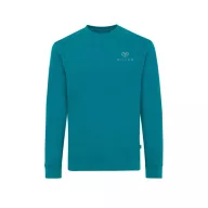   Bluza la baza gatului, 42FEB233391, Iqoniq Zion, Bumbac, Unisex, Albastru Verdigris, L