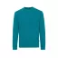 Bluza la baza gatului, 42FEB233392, Iqoniq Zion, Bumbac, Unisex, Albastru Verdigris, M