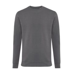  Bluza la baza gatului, Unisex, iqoniq, 2401E13500, Bumbac, Gri anthracite, XL
