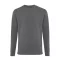 Bluza la baza gatului, Unisex, iqoniq, 2401E13501, Bumbac, Gri anthracite, XS