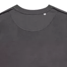 Bluza cu maneca lunga, la baza gatului, Casual, Unisex, iqoniq, 2410E21399, Bumbac, Gri anthracite, XXS