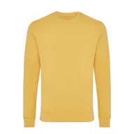   Bluza la baza gatului, Unisex, iqoniq, 2401E13504, Bumbac, Galben ochre, L