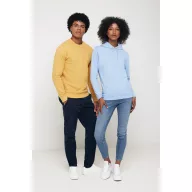   Bluza unisex, 2509E17262, iqoniq, 65.5x43.5x1 cm, Bumbac, Galben ochre, XXS