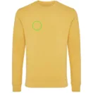 Bluza unisex, 2509E17262, iqoniq, 65.5x43.5x1 cm, Bumbac, Galben ochre, XXS
