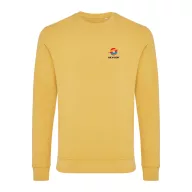   Bluza unisex, 2509E17262, iqoniq, 65.5x43.5x1 cm, Bumbac, Galben ochre, XXS