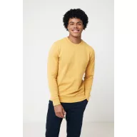  Bluza unisex, 2509E17262, iqoniq, 65.5x43.5x1 cm, Bumbac, Galben ochre, XXS