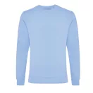 Bluza la baza gatului, Unisex, iqoniq, 2401E13511, Bumbac, Albastru sky, L