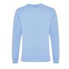 Bluza la baza gatului, Unisex, iqoniq, 2401E13511, Bumbac, Albastru sky, L