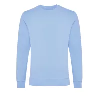   Bluza unisex, 2509E17265, iqoniq, 65.5x43.5x1 cm, Bumbac, Albastru sky, XXS