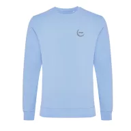   Bluza unisex, 2509E17265, iqoniq, 65.5x43.5x1 cm, Bumbac, Albastru sky, XXS