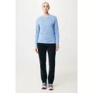 Bluza unisex, 2509E17265, iqoniq, 65.5x43.5x1 cm, Bumbac, Albastru sky, XXS