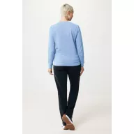   Bluza unisex, 2509E17265, iqoniq, 65.5x43.5x1 cm, Bumbac, Albastru sky, XXS