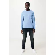   Bluza unisex, 2509E17265, iqoniq, 65.5x43.5x1 cm, Bumbac, Albastru sky, XXS