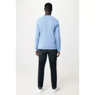   Bluza unisex, 2509E17265, iqoniq, 65.5x43.5x1 cm, Bumbac, Albastru sky, XXS