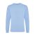 Bluza la baza gatului, Unisex, iqoniq, 2401E13517, Bumbac, Albastru sky, 3XL