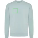 Bluza Unisex, 2502E10714, iqoniq, Bumbac, Verde ice, XXS