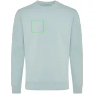 Bluza Unisex, 2502E10714, iqoniq, Bumbac, Verde ice, XXS