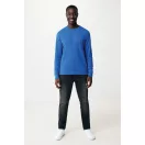 Bluza unisex, 2509E17264, iqoniq, 65.5x43.5x1 cm, Bumbac, Albastru royal, XXS