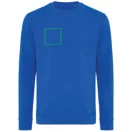 Bluza unisex, 2509E17264, iqoniq, 65.5x43.5x1 cm, Bumbac, Albastru royal, XXS