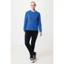 Bluza unisex, 2509E17264, iqoniq, 65.5x43.5x1 cm, Bumbac, Albastru royal, XXS