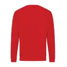 Bluza la baza gatului, Unisex, iqoniq, 2401E13532, Bumbac, Rosu, L