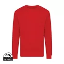 Bluza la baza gatului, Unisex, iqoniq, 2401E13533, Bumbac, Rosu, M