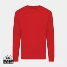 Bluza la baza gatului, Unisex, iqoniq, 2401E13533, Bumbac, Rosu, M