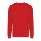 Bluza la baza gatului, Unisex, iqoniq, 2401E13535, Bumbac, Rosu, XL