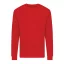 Bluza unisex, 2509E17263, iqoniq, 65.5x43.5x1 cm, Bumbac, Rosu, XXS