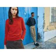   Bluza unisex, 2509E17263, iqoniq, 65.5x43.5x1 cm, Bumbac, Rosu, XXS
