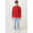 Bluza unisex, 2509E17263, iqoniq, 65.5x43.5x1 cm, Bumbac, Rosu, XXS