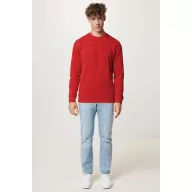   Bluza unisex, 2509E17263, iqoniq, 65.5x43.5x1 cm, Bumbac, Rosu, XXS