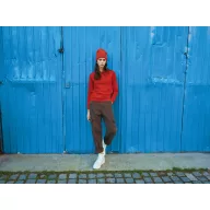   Bluza unisex, 2509E17263, iqoniq, 65.5x43.5x1 cm, Bumbac, Rosu, XXS