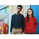 Bluza unisex, 2509E17263, iqoniq, 65.5x43.5x1 cm, Bumbac, Rosu, XXS